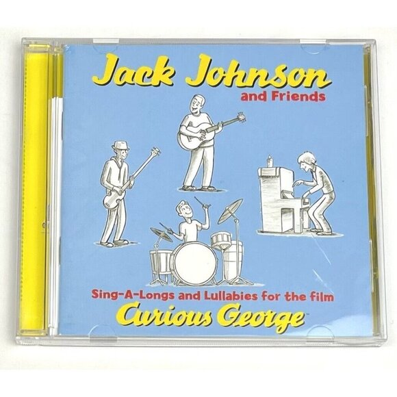 JACK JOHNSON 杰克.约翰逊 Sing-A-Longs & Lullabies Curious George (2006, CD) Chinese - Picture 4 of 4